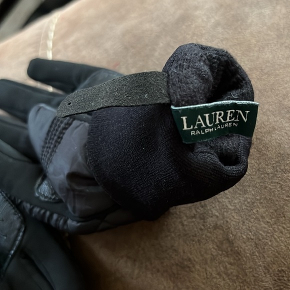 Ralph Lauren Womens Size S Quilted Touch Gloves Black 3m Thinsulate - Picture 4 of 4